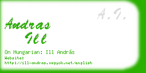 andras ill business card